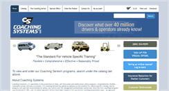 Desktop Screenshot of coachingsystems.com