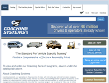 Tablet Screenshot of coachingsystems.com